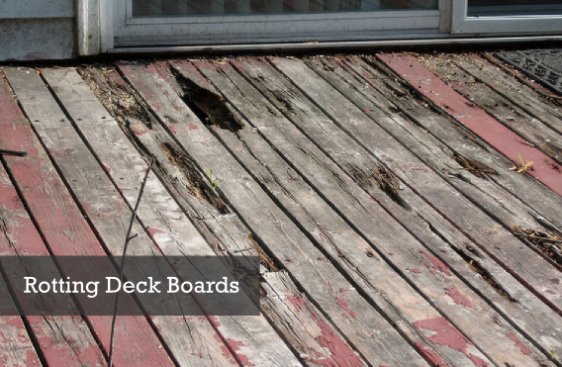 Rotting wood deck repair and sealing Clewiston, Florida